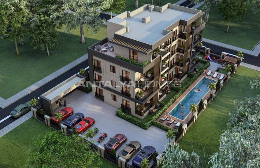 Flats in a Complex Near the Airport in Antalya Altıntaş 1