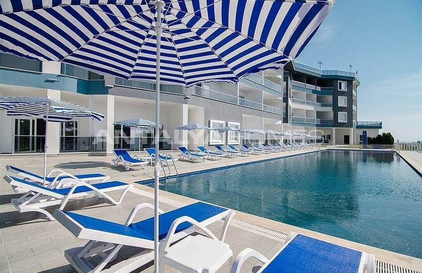Sea and City View Apartment in a Social Complex in Alanya Kargıcak 8