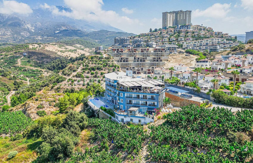 Sea and City View Apartment in a Social Complex in Alanya Kargıcak 5