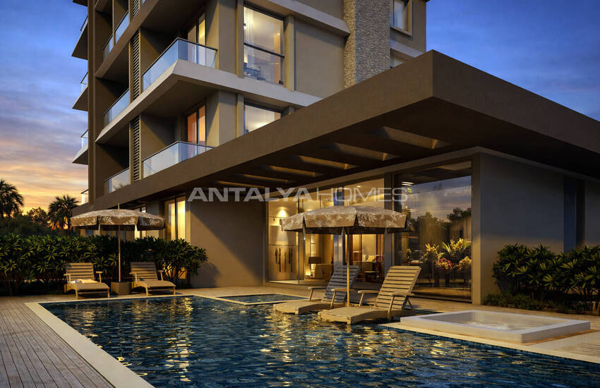 Appartementen Met Zeezicht En Gedeeld Zwembad In Alanya Kestel 4