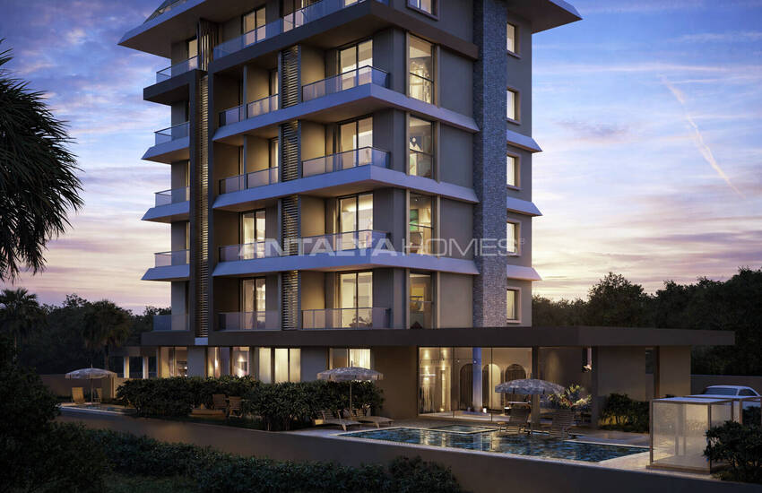 Appartementen Met Zeezicht En Gedeeld Zwembad In Alanya Kestel 6