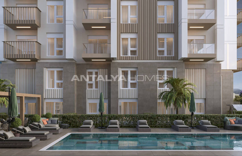 Appartements Dans Une Résidence Avec Piscine Et Sécurité À Antalya 6