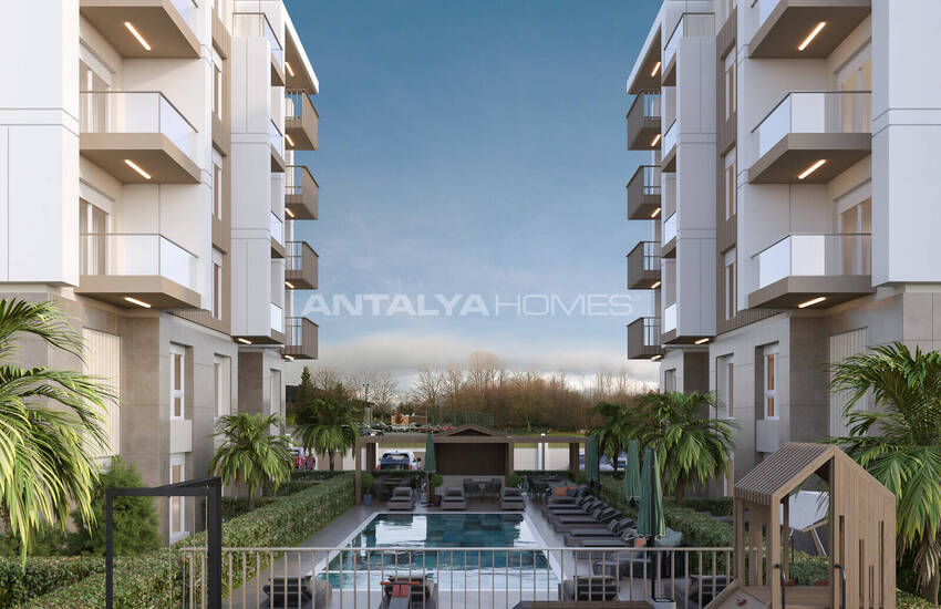 Appartements Dans Une Résidence Avec Piscine Et Sécurité À Antalya 8