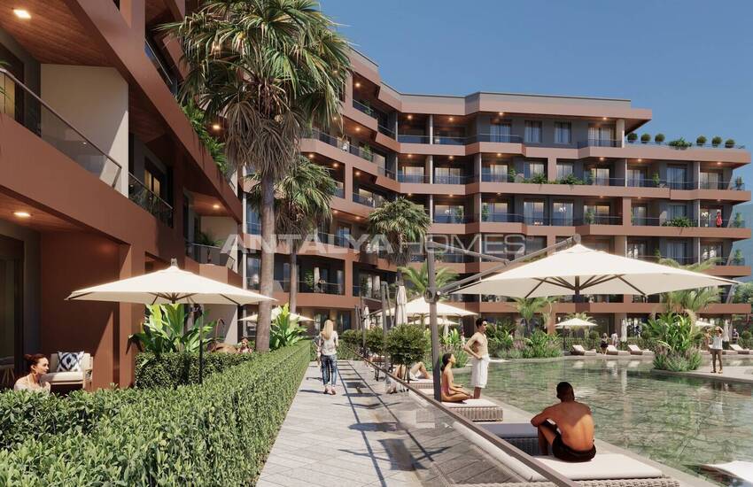 Appartements Avec Piscine Et Salle De Sport Partagées À Antalya 5