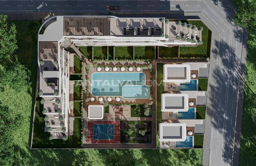 Elegant Apartments with Communal Pool in Antalya Altintas 3