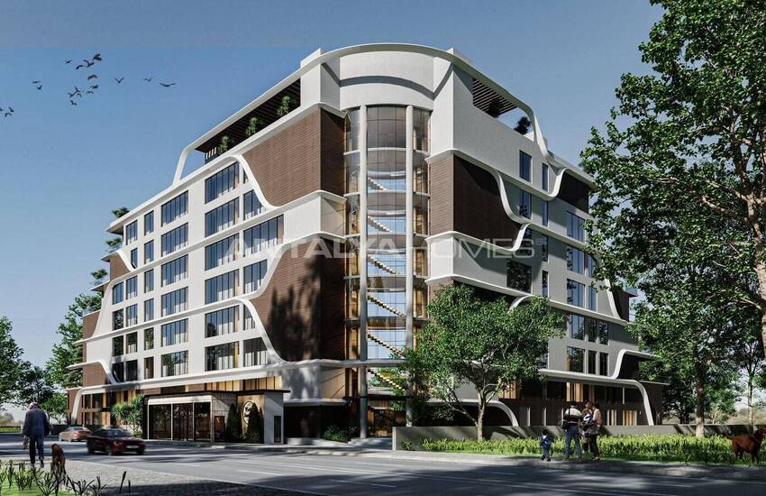 Elegant Apartments with Communal Pool in Antalya Altintas 2