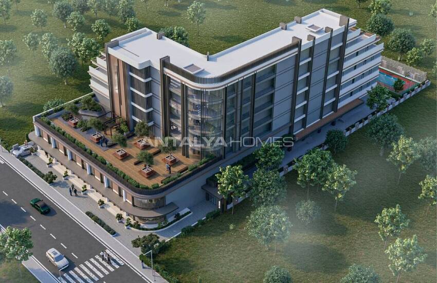 Antalya Altıntaş'ta Ortak Havuzlu Geniş Daireler 4