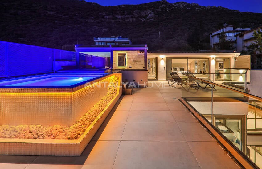 ویلای با منظره دریا با امکانات گسترده در کالکان، آنتالیا 8