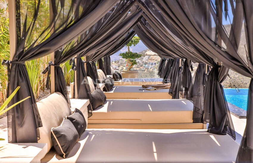 ویلای با منظره دریا با امکانات گسترده در کالکان، آنتالیا 13