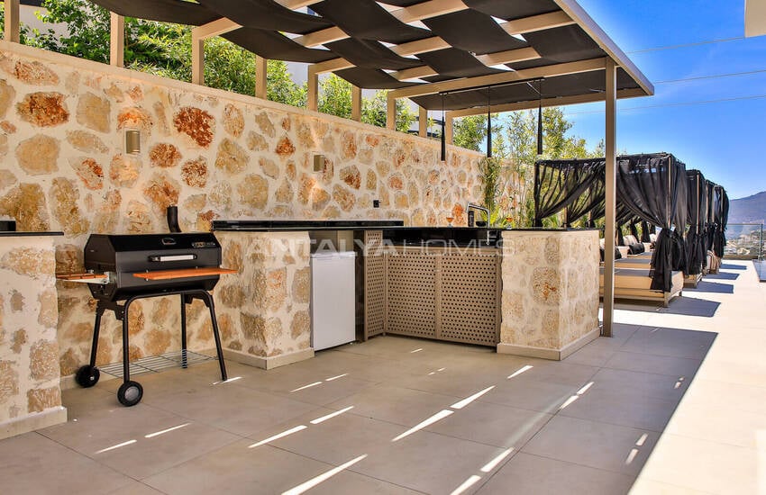 ویلای با منظره دریا با امکانات گسترده در کالکان، آنتالیا 17