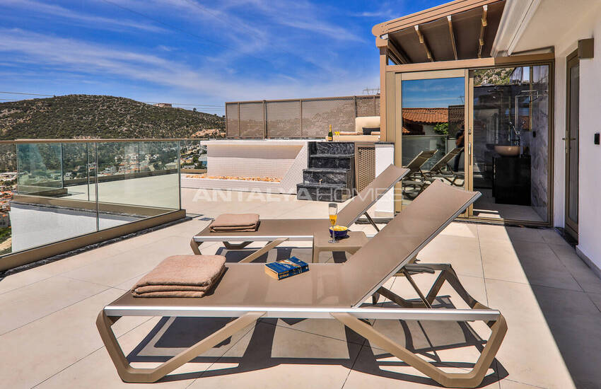 ویلای با منظره دریا با امکانات گسترده در کالکان، آنتالیا 19