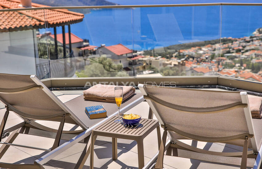 ویلای با منظره دریا با امکانات گسترده در کالکان، آنتالیا 20