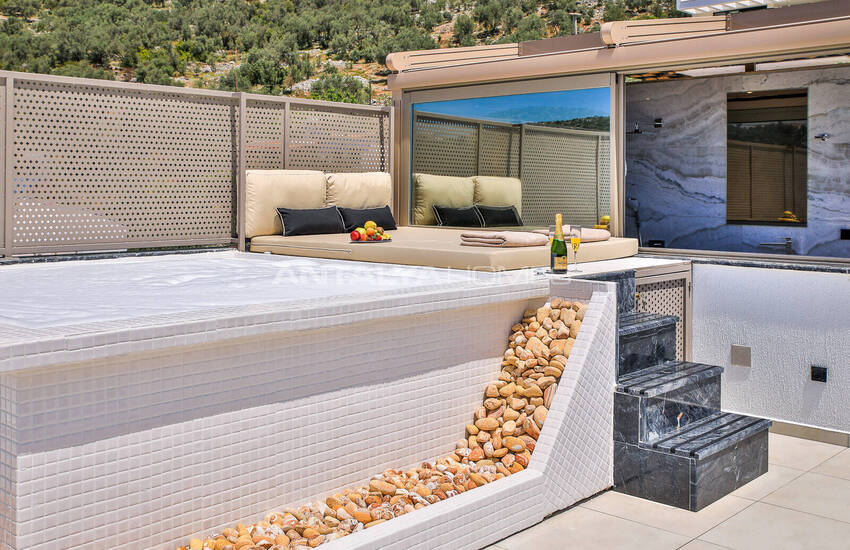 ویلای با منظره دریا با امکانات گسترده در کالکان، آنتالیا 4