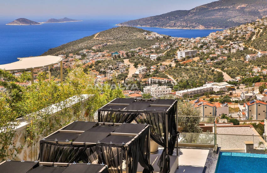 ویلای با منظره دریا با امکانات گسترده در کالکان، آنتالیا 7