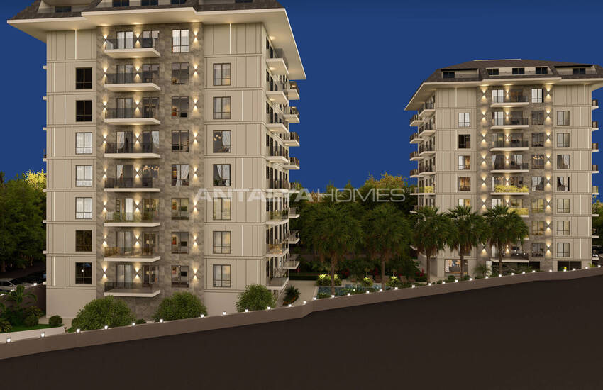 Alanya Merkezde Zengin Olanaklara Sahip Sitede Daireler 7