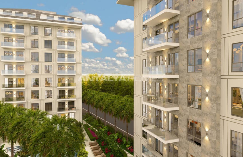 Alanya Merkezde Zengin Olanaklara Sahip Sitede Daireler 4