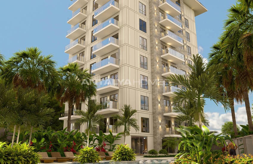 Alanya Merkezde Zengin Olanaklara Sahip Sitede Daireler 5