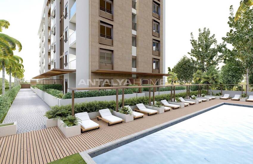 Mountain View Flats with Pool and Parking in Konyaaltı 3