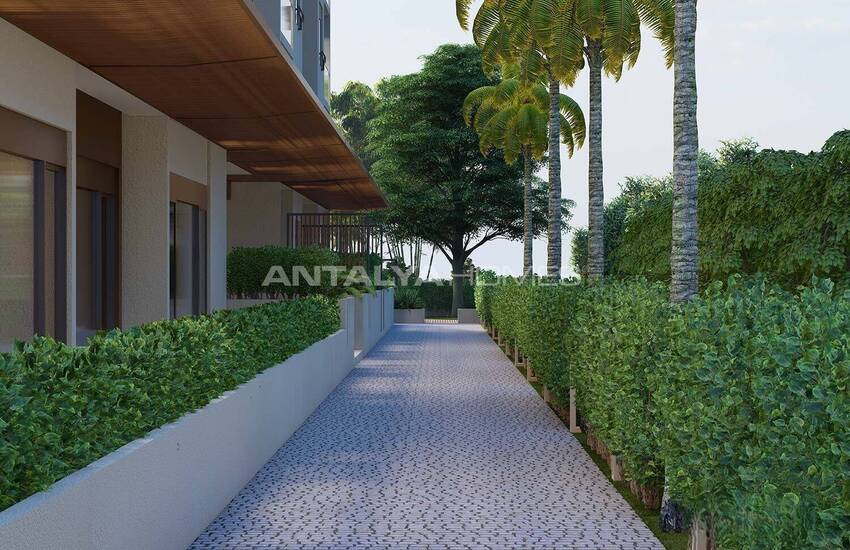 Квартиры с видом на горы в Анталии, Коньяалты, с бассейном и парковкой 3