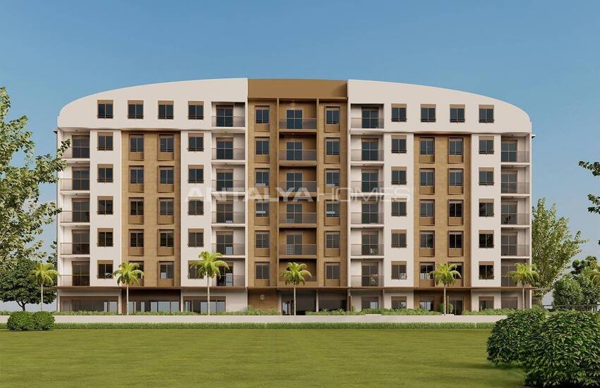 Квартиры с видом на горы в Анталии, Коньяалты, с бассейном и парковкой 1