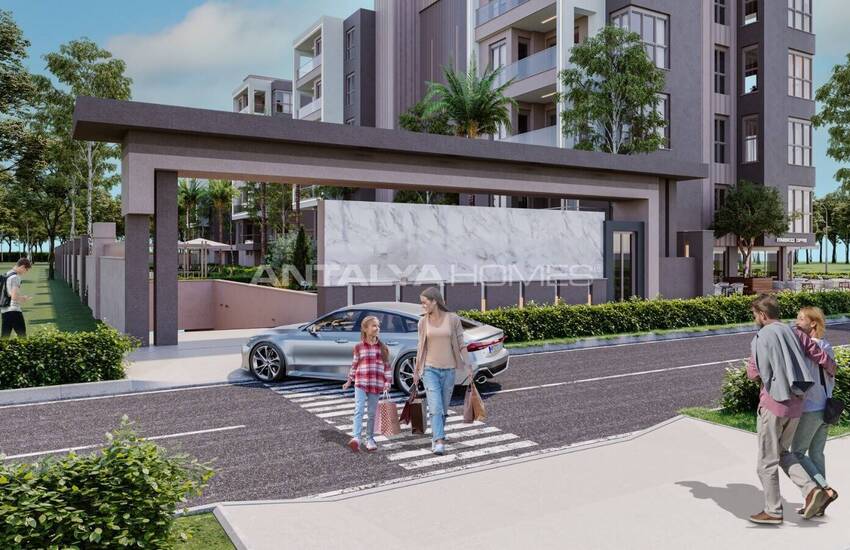 Lägenheter Med Gemensam Pool Och Gym I Kepez Antalya 15