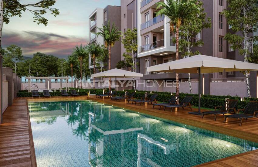 Antalya Kepez'de Havuz ve Spor Salonlu Sitede Satılık Daireler 2