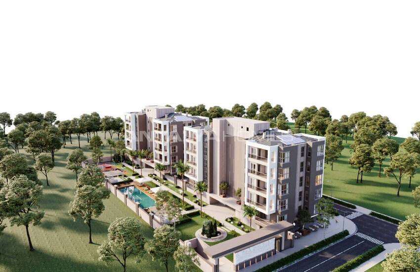 Lägenheter Med Gemensam Pool Och Gym I Kepez Antalya 1