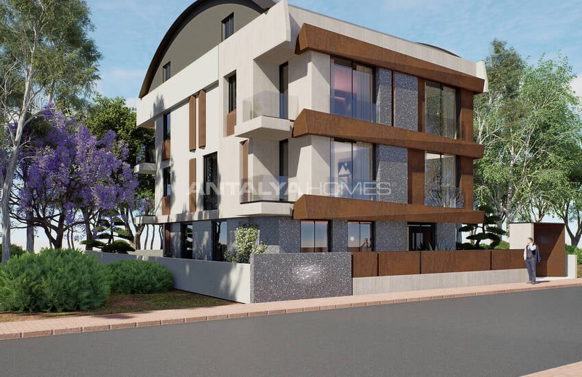 Apartments in a Single-block Project Near the Sea in Antalya Lara 1