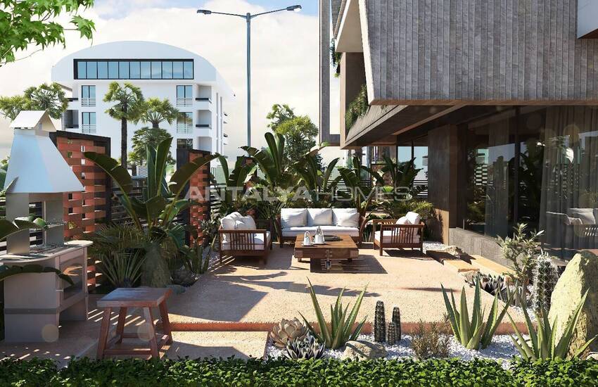 Apartments with Shared Pool Near the Beach in Konyaaltı Antalya 5