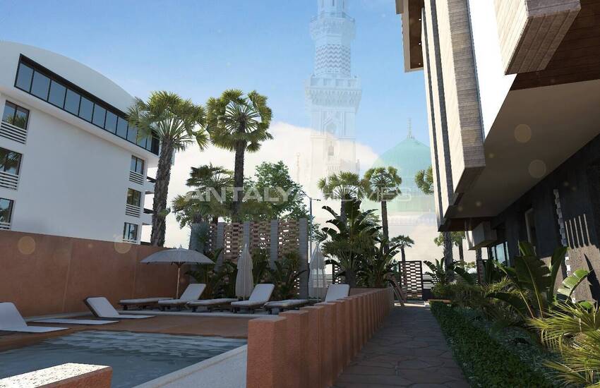 Apartments with Shared Pool Near the Beach in Konyaaltı Antalya 6