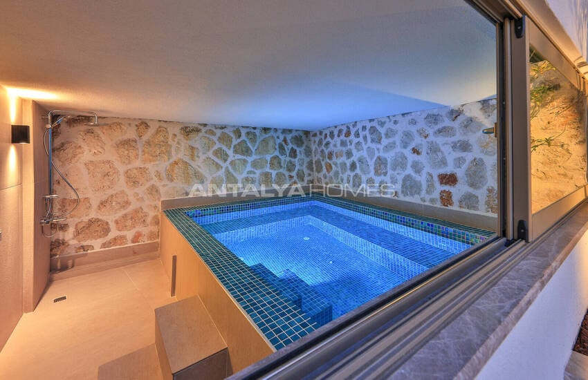 Villa Med 5 Sovrum, Pool Och Parkeringsplats I Kalkan Antalya 21