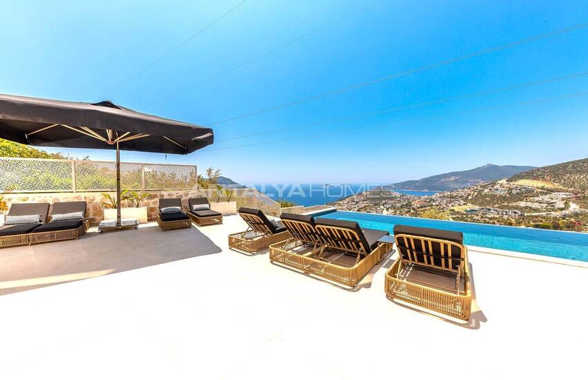 Villa Med 5 Sovrum, Pool Och Parkeringsplats I Kalkan Antalya 9