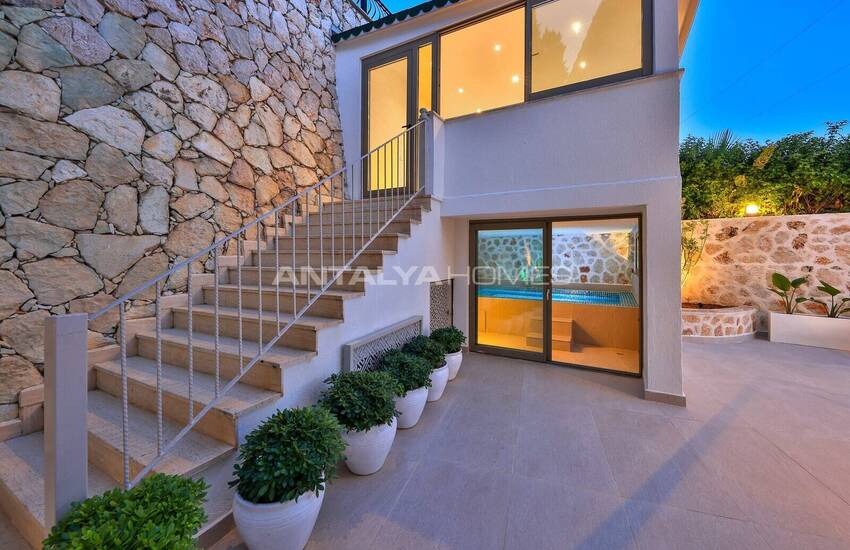 Villa Med 5 Sovrum, Pool Och Parkeringsplats I Kalkan Antalya 20