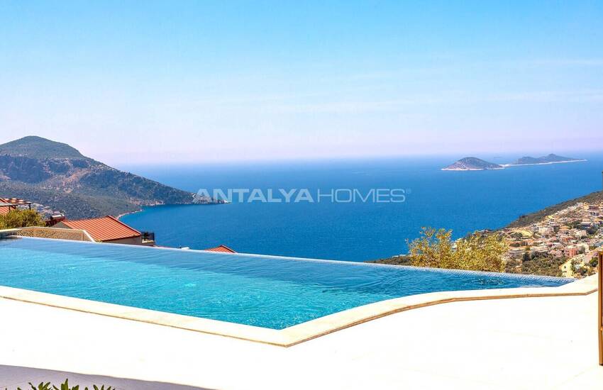 Villa Med 5 Sovrum, Pool Och Parkeringsplats I Kalkan Antalya 8
