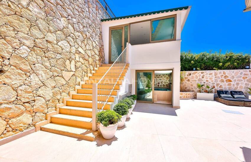 Villa Med 5 Sovrum, Pool Och Parkeringsplats I Kalkan Antalya 7