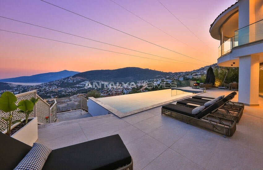 Villa Med 5 Sovrum, Pool Och Parkeringsplats I Kalkan Antalya 13