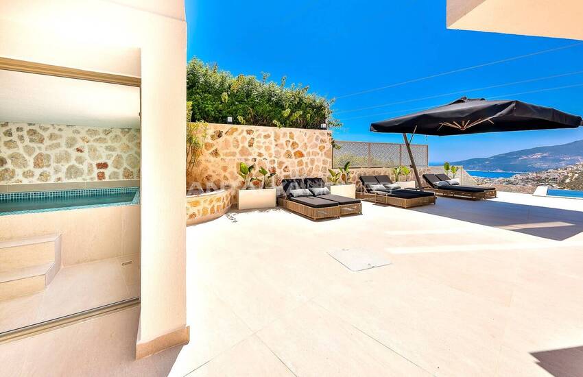 Villa Med 5 Sovrum, Pool Och Parkeringsplats I Kalkan Antalya 18