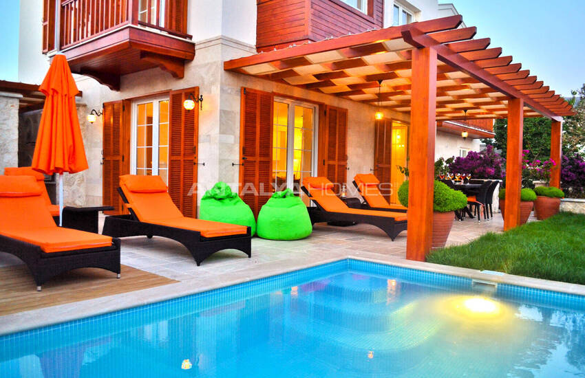 Villa Meublée 3 Chambres Avec Piscine À Kalkan, Antalya 8