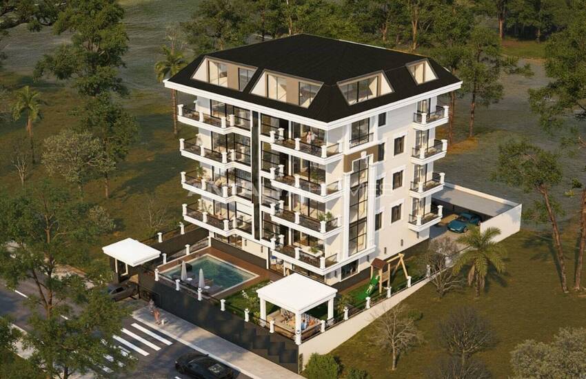 Flats with Unique Views and Social Facilities in Büyükhasbahçe 1