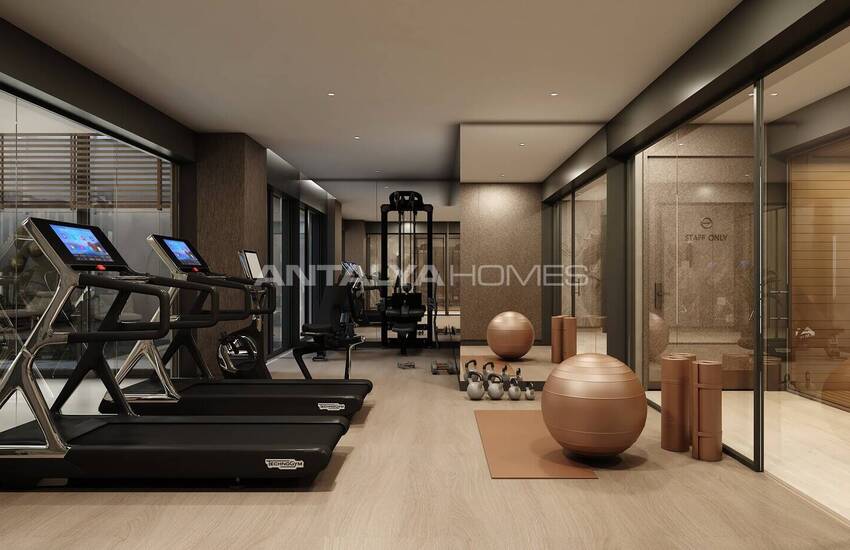 Flats in a Secure Complex with Pools in Antalya Uncalı 12