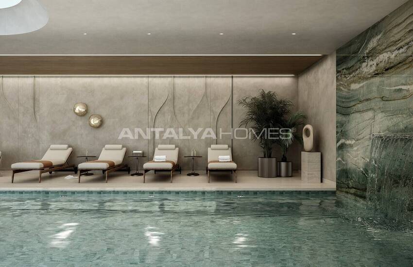 Flats in a Secure Complex with Pools in Antalya Uncalı 15