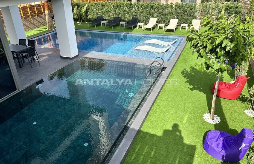 فيلا مفروشة مع مسبح مُدفأ في أنطاليا، كادري 11