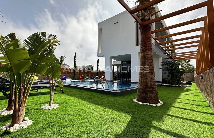 فيلا مفروشة مع مسبح مُدفأ في أنطاليا، كادري 3