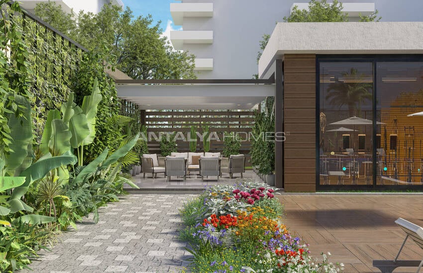 Sea View Flats in a Complex with Pool in Alanya Mahmutlar 13
