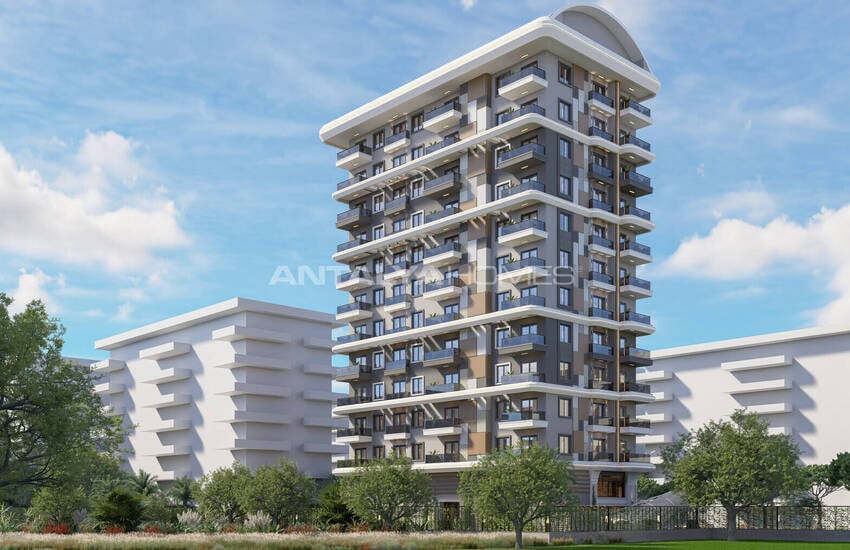 Sea View Flats in a Complex with Pool in Alanya Mahmutlar 2