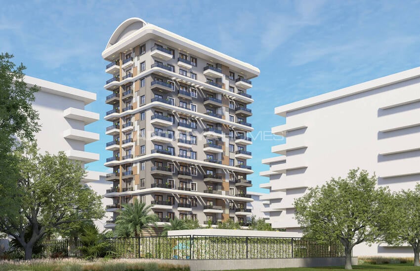 Sea View Flats in a Complex with Pool in Alanya Mahmutlar 3