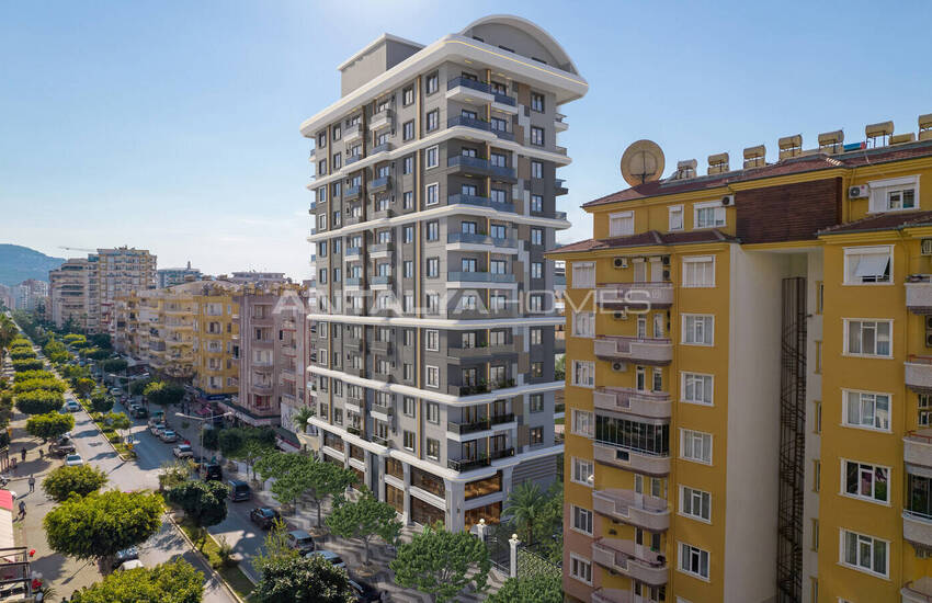 Sea View Flats in a Complex with Pool in Alanya Mahmutlar 2