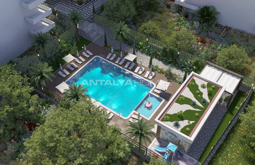 Sea View Flats in a Complex with Pool in Alanya Mahmutlar 4