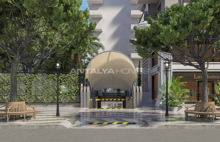 Sea View Flats in a Complex with Pool in Alanya Mahmutlar 12