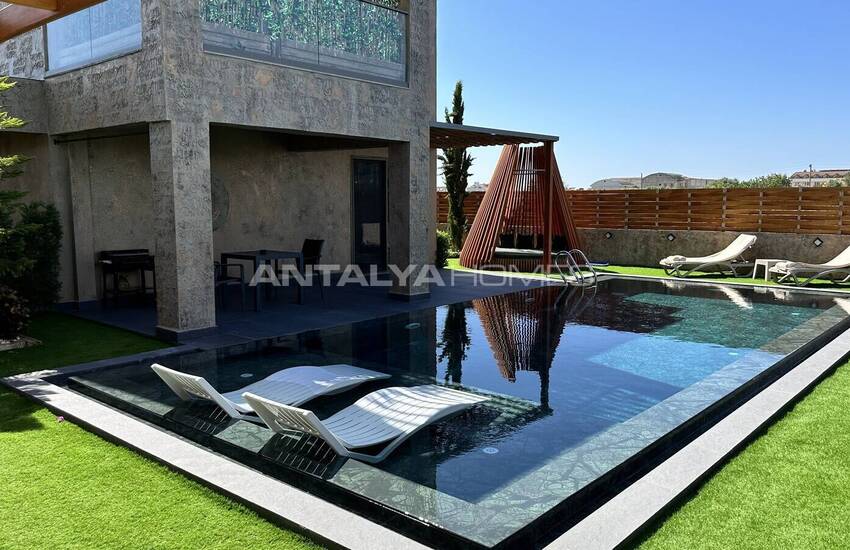 Villa Duplex 1 Chambre Avec Piscine Et Jardin À Kadriye, Antalya 4